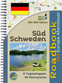 Schweden Süd 4x4 Papierbuch  (Deutsch)