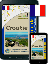 Chorvatsko 4x4 e-kniha (Francouzský jazyk)