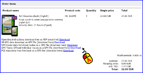 Example order confirmation order process