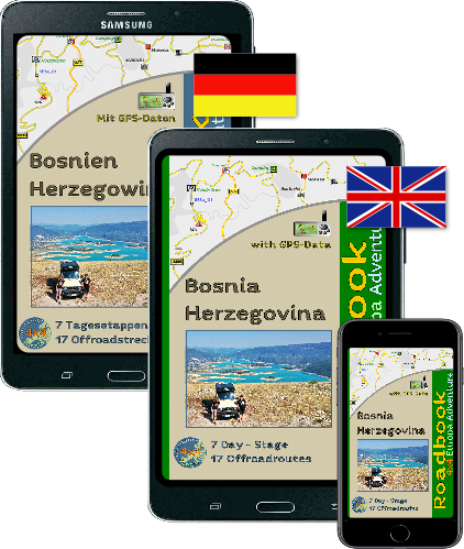 Objednat článek Ebook Bosna a Hercegovina 4x4 off-road trasy Evropa s daty GPS (GPX) ke stažení