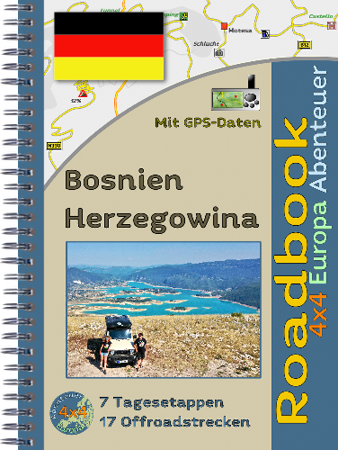 Offroad Reiseführer als Spiralbuch von Bosnien Herzegowina