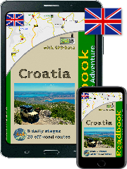 Travel guide 4x4 Croatia in English as an e-book